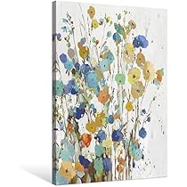 No.7フレーム付きキャンバスアート　アートポスター　オシャレな絵画　花の絵画 No.7フレーム付きキャンバスアート アートポスター オシャレな